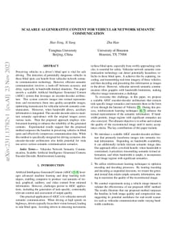 Scalable AI Generative Content for Vehicular Network Semantic
  Communication