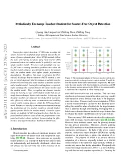Periodically Exchange Teacher-Student for Source-Free Object Detection