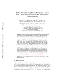 HGCLIP: Exploring Vision-Language Models with Graph Representations for
  Hierarchical Understanding