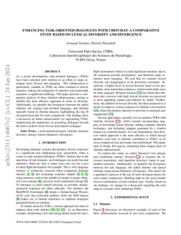 Enhancing Task-Oriented Dialogues with Chitchat: a Comparative Study
  Based on Lexical Diversity and Divergence