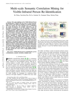 MSCMNet: Multi-scale Semantic Correlation Mining for Visible-Infrared Person Re-Identification