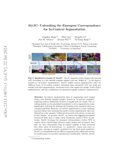SEGIC: Unleashing the Emergent Correspondence for In-Context
  Segmentation