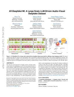 AV-Deepfake1M: A Large-Scale LLM-Driven Audio-Visual Deepfake Dataset
