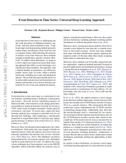 Event Detection in Time Series: Universal Deep Learning Approach