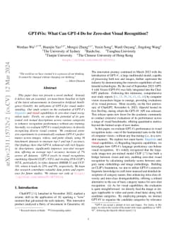 GPT4Vis: What Can GPT-4 Do for Zero-shot Visual Recognition?