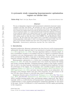 A systematic study comparing hyperparameter optimization engines on
  tabular data