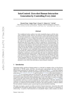 InterControl: Zero-shot Human Interaction Generation by Controlling
  Every Joint