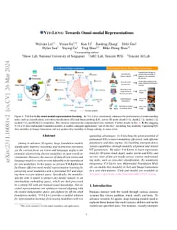 ViT-Lens: Towards Omni-modal Representations