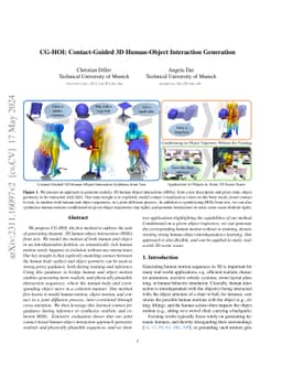 CG-HOI: Contact-Guided 3D Human-Object Interaction Generation