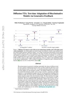 Diffusion-TTA: Test-time Adaptation of Discriminative Models via
  Generative Feedback