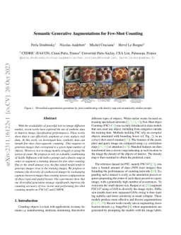 Semantic Generative Augmentations for Few-Shot Counting