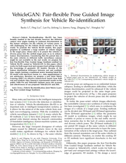 VehicleGAN: Pair-flexible Pose Guided Image Synthesis for Vehicle
  Re-identification