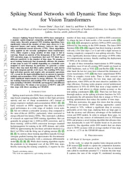 Spiking Neural Networks with Dynamic Time Steps for Vision Transformers