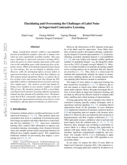 Elucidating and Overcoming the Challenges of Label Noise in Supervised
  Contrastive Learning