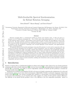 Multi-Irreducible Spectral Synchronization for Robust Rotation Averaging