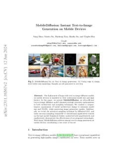 MobileDiffusion: Instant Text-to-Image Generation on Mobile Devices