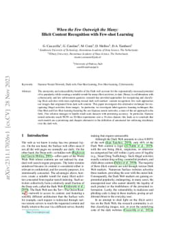 When the Few Outweigh the Many: Illicit Content Recognition with
  Few-Shot Learning