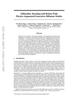 DiffuseBot: Breeding Soft Robots With Physics-Augmented Generative
  Diffusion Models