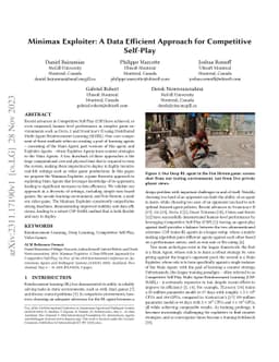 Minimax Exploiter: A Data Efficient Approach for Competitive Self-Play