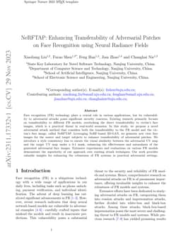 NeRFTAP: Enhancing Transferability of Adversarial Patches on Face
  Recognition using Neural Radiance Fields