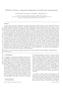 VINNA for Neonates -- Orientation Independence through Latent
  Augmentations