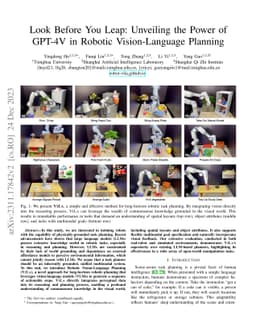 Look Before You Leap: Unveiling the Power of GPT-4V in Robotic
  Vision-Language Planning