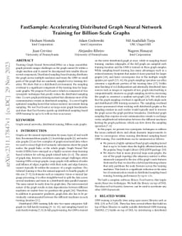 FastSample: Accelerating Distributed Graph Neural Network Training for
  Billion-Scale Graphs