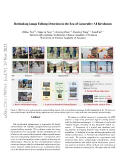 Rethinking Image Editing Detection in the Era of Generative AI
  Revolution