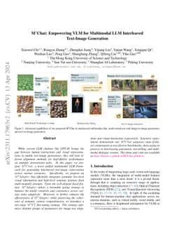 M$^{2}$Chat: Empowering VLM for Multimodal LLM Interleaved Text-Image
  Generation
