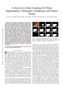 A Survey on Deep Learning for Polyp Segmentation: Techniques, Challenges and Future Trends