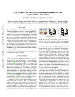 Cascaded Interaction with Eroded Deep Supervision for Salient Object
  Detection