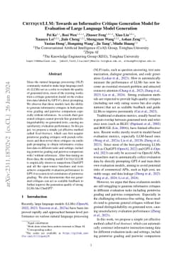 CritiqueLLM: Towards an Informative Critique Generation Model for
  Evaluation of Large Language Model Generation