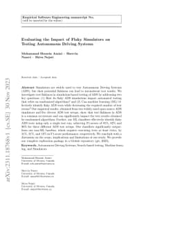 Evaluating the Impact of Flaky Simulators on Testing Autonomous Driving
  Systems
