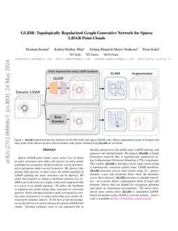 GLiDR: Topologically Regularized Graph Generative Network for Sparse
  LiDAR Point Clouds