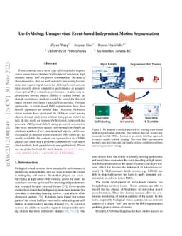Un-EvMoSeg: Unsupervised Event-based Independent Motion Segmentation