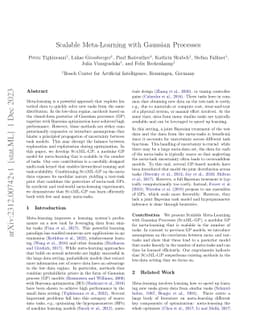 Scalable Meta-Learning with Gaussian Processes