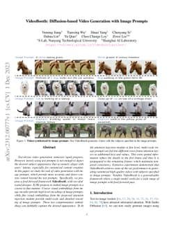 VideoBooth: Diffusion-based Video Generation with Image Prompts