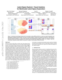 Latent Space Explorer: Visual Analytics for Multimodal Latent Space
  Exploration