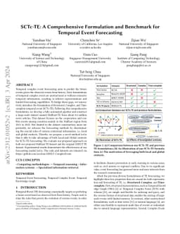 SCTc-TE: A Comprehensive Formulation and Benchmark for Temporal Event
  Forecasting