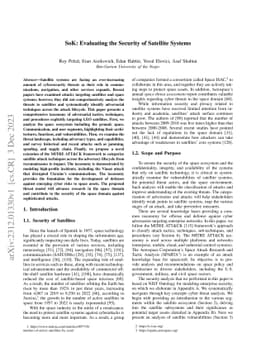 Evaluating the Security of Satellite Systems