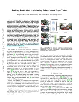 Looking Inside Out: Anticipating Driver Intent From Videos