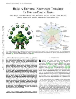 Hulk: A Universal Knowledge Translator for Human-Centric Tasks