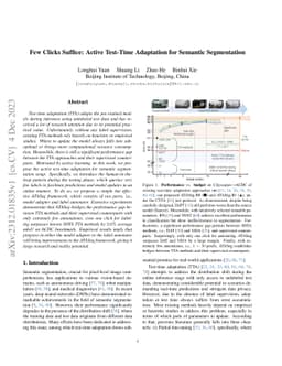 Few Clicks Suffice: Active Test-Time Adaptation for Semantic
  Segmentation