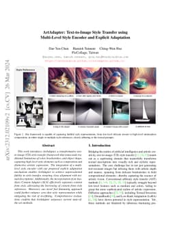 ArtAdapter: Text-to-Image Style Transfer using Multi-Level Style Encoder
  and Explicit Adaptation