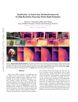 PatchFusion: An End-to-End Tile-Based Framework for High-Resolution
  Monocular Metric Depth Estimation