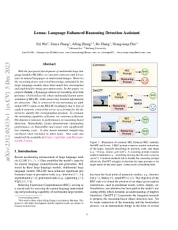 Lenna: Language Enhanced Reasoning Detection Assistant