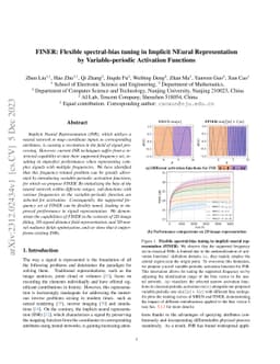 FINER: Flexible spectral-bias tuning in Implicit NEural Representation
  by Variable-periodic Activation Functions