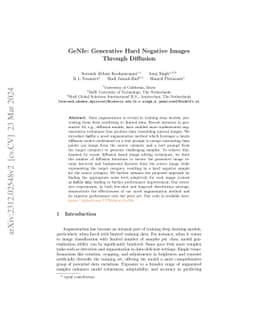 GeNIe: Generative Hard Negative Images Through Diffusion