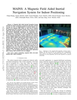 MAINS: A Magnetic Field Aided Inertial Navigation System for Indoor
  Positioning