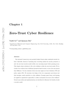 Zero Trust for Cyber Resilience